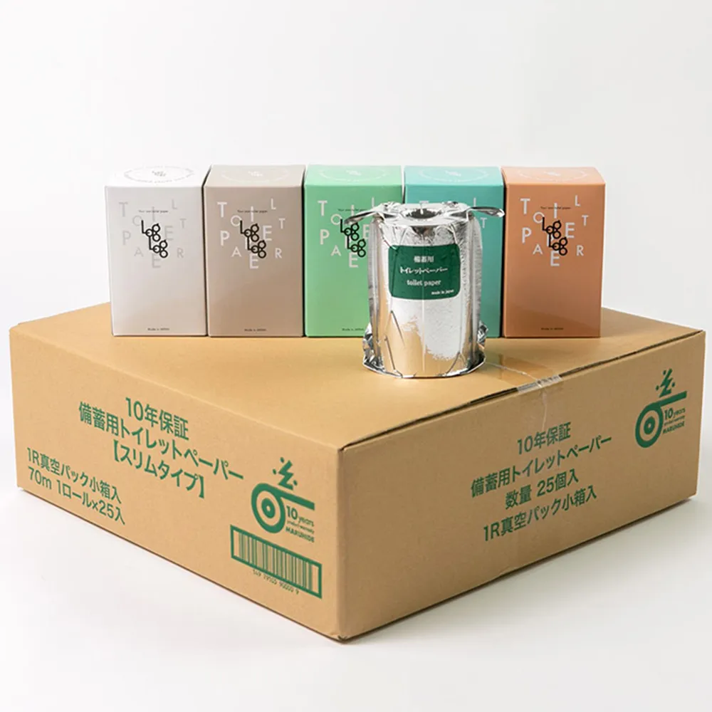 10年保証備蓄用トイレットペーパーLogLog(既製品)