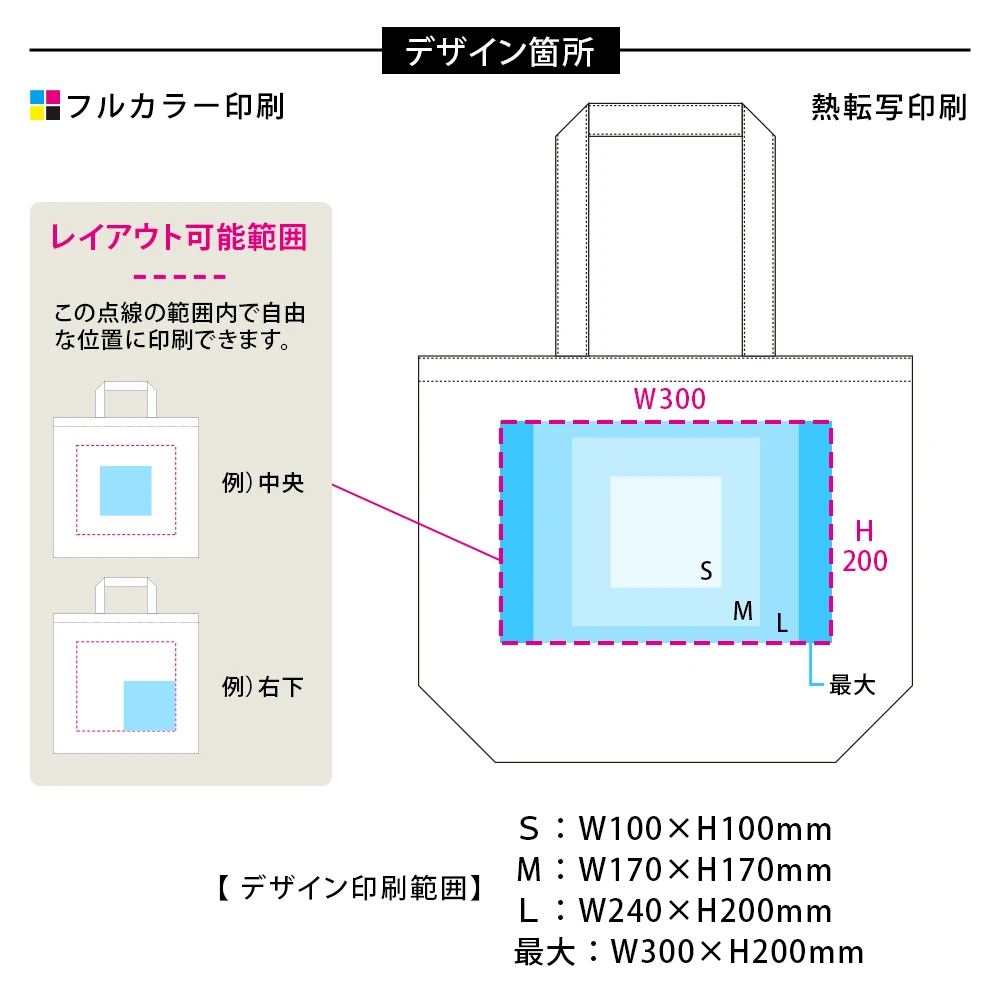 ライトウォッシュキャンバストート(L)