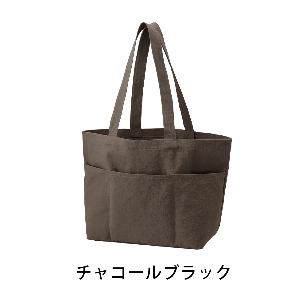 ライトウォッシュキャンバスツールトート(L)