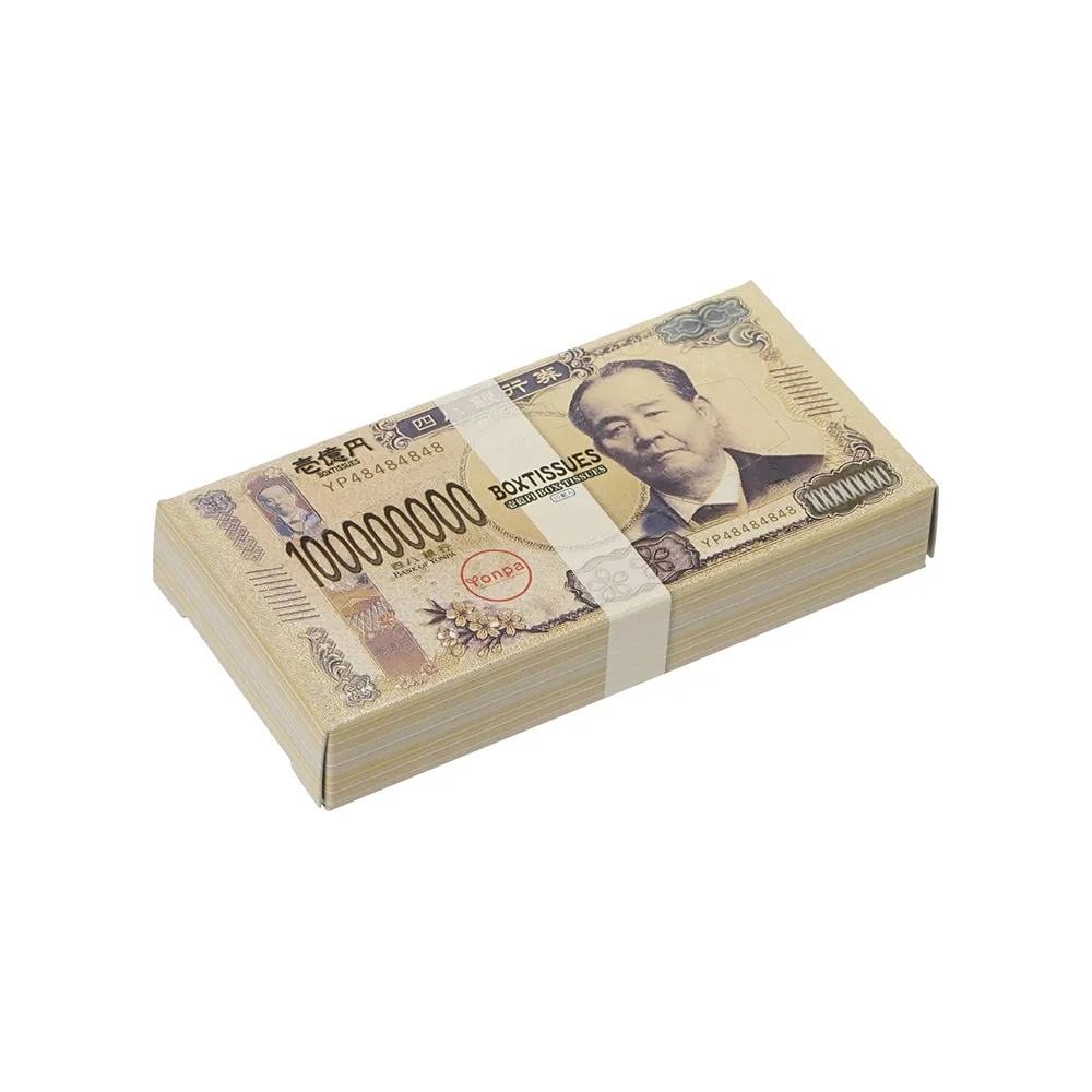 ミニミニ新壱億円BOXティッシュ10W