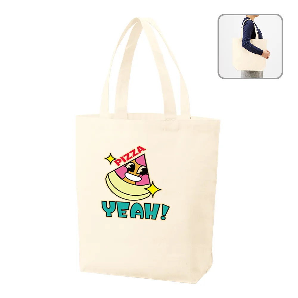 オーガニックコットンキャンバストート(ML)内ポケットナチュラル