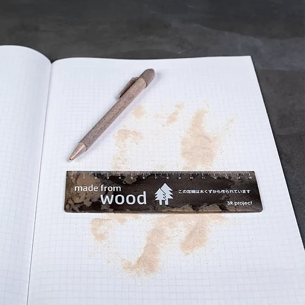 re:Rezin　定規(バイオマスプラスチック)(既製台紙)