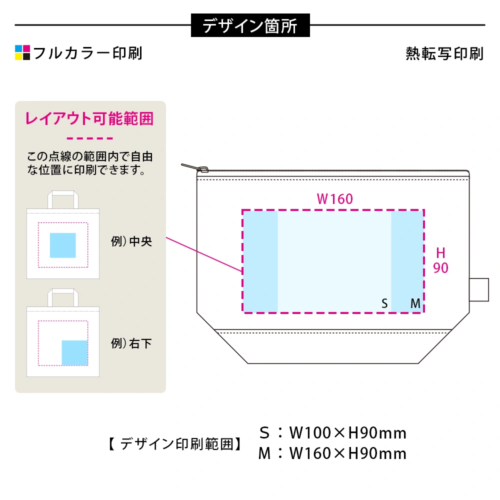 オーガニックコットンキャンバスデイリーポーチ(M)ナチュラル