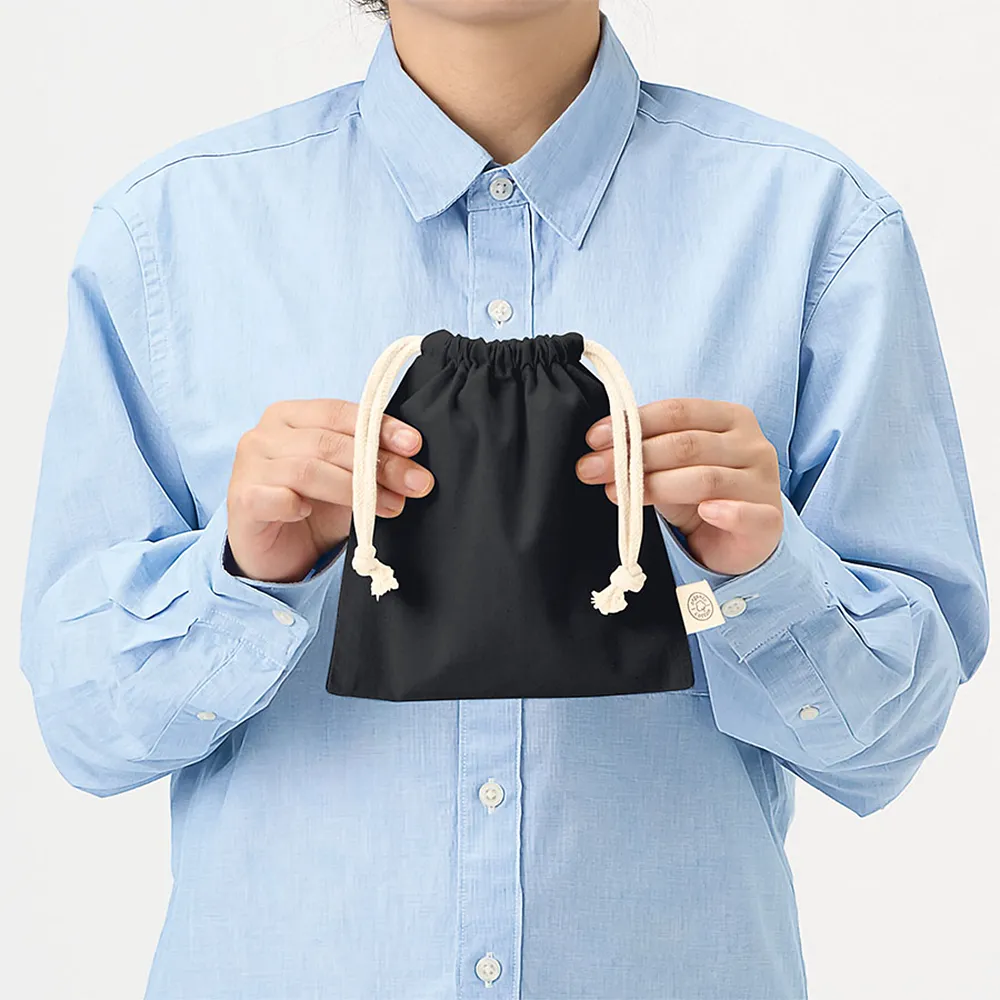 オーガニックコットン巾着(S)カラー