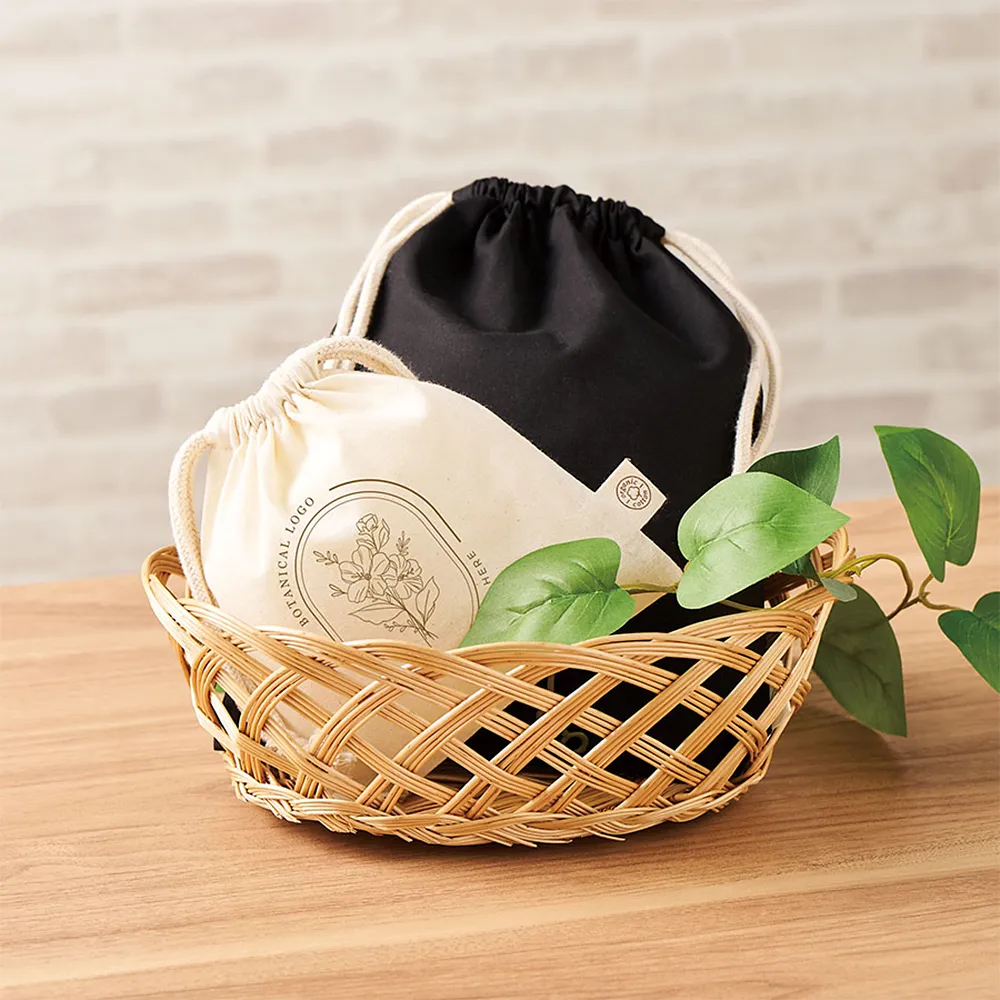 オーガニックコットン巾着(S)カラー