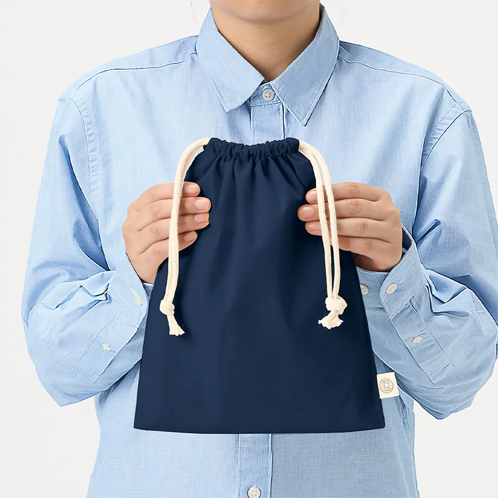 オーガニックコットン巾着(M)カラー