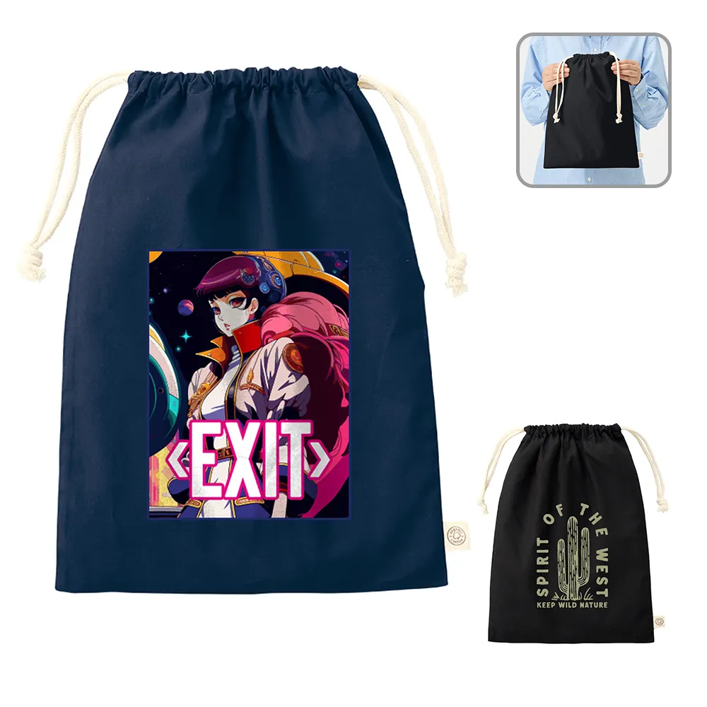 オーガニックコットン巾着(L)カラー