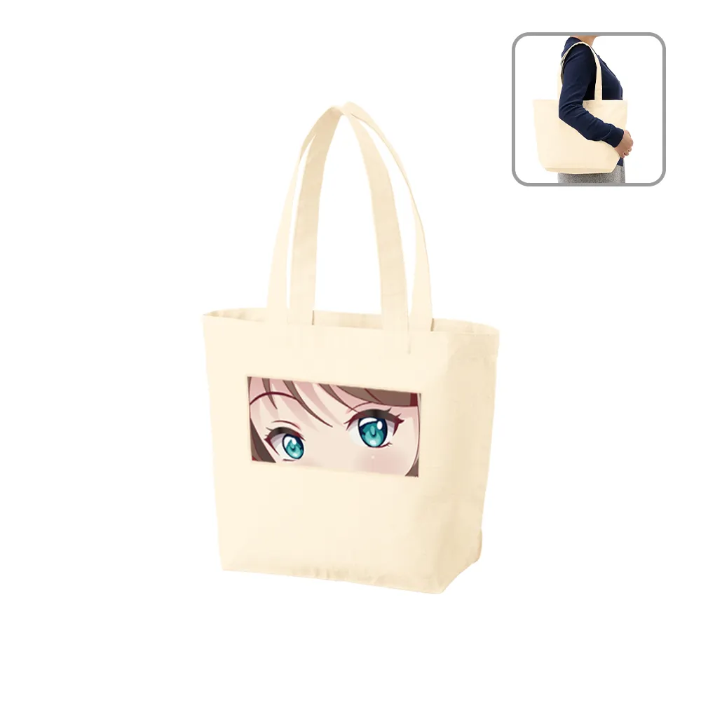 キャンバスベーシックファスナートート(M)ナチュラル