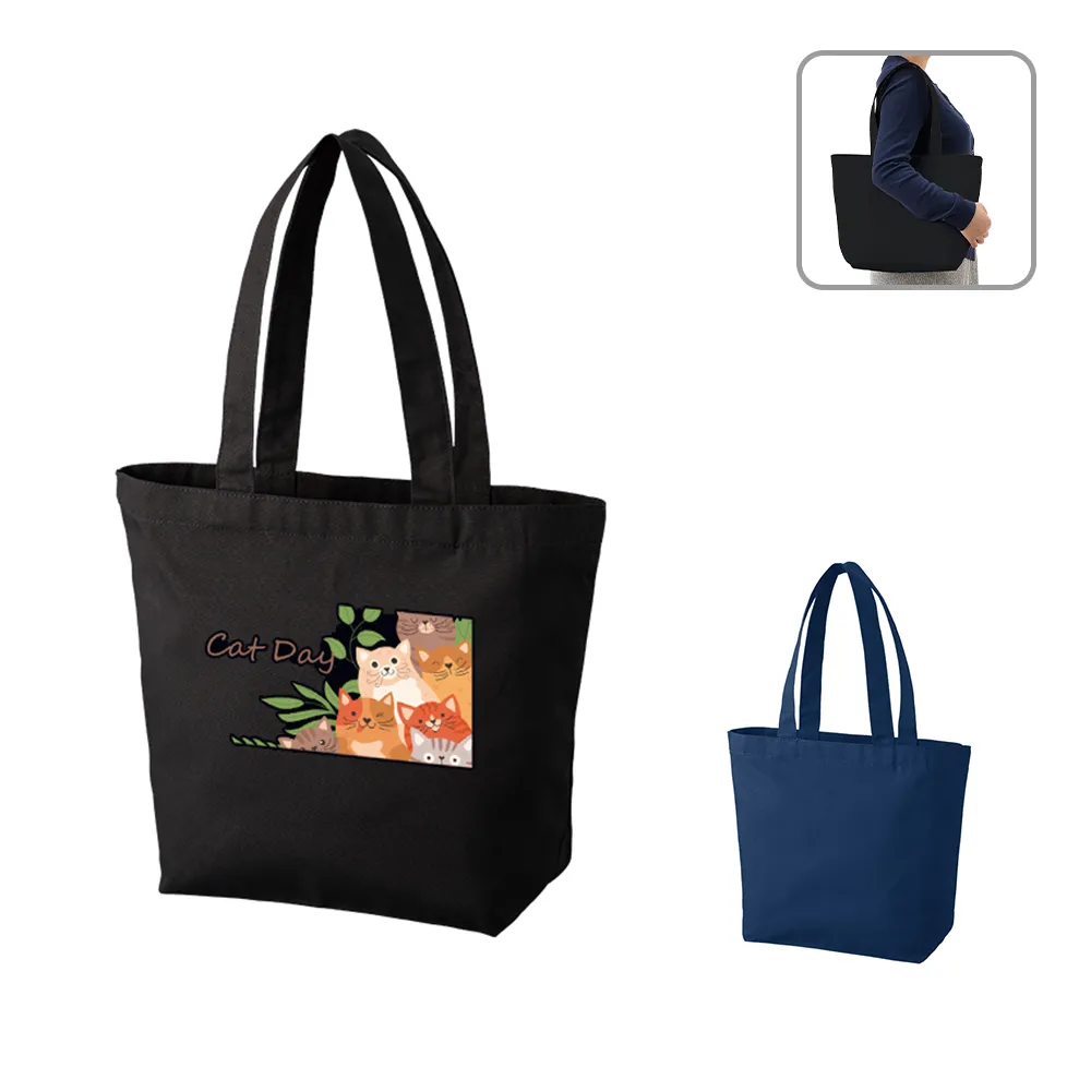 キャンバスベーシックファスナートート(M)カラー