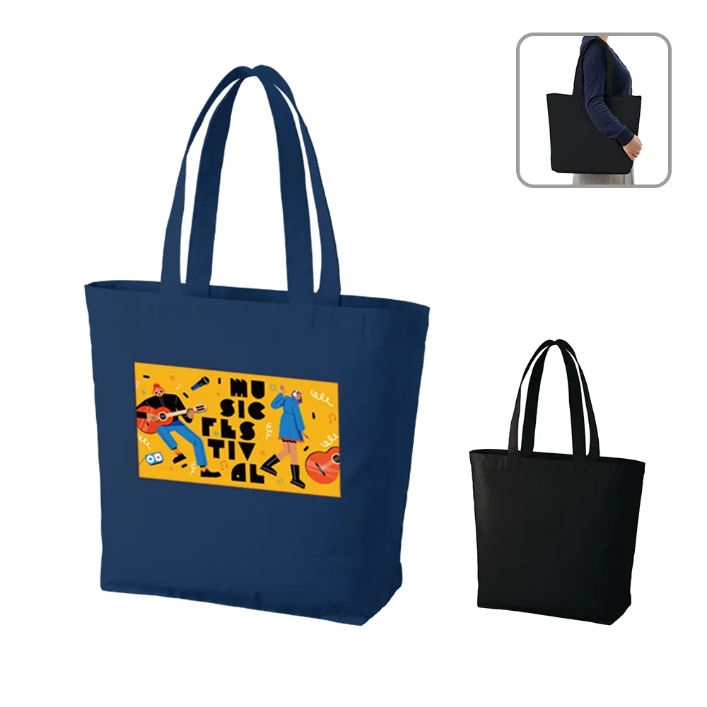 キャンバスベーシックファスナートート(L)カラー