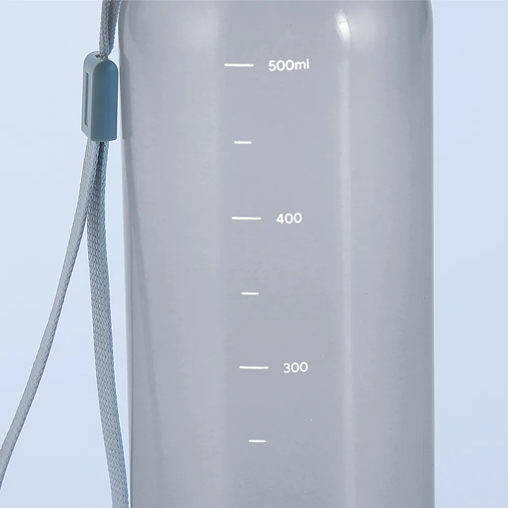 メモリ付きフロスティボトル550ml(ストラップ付き)