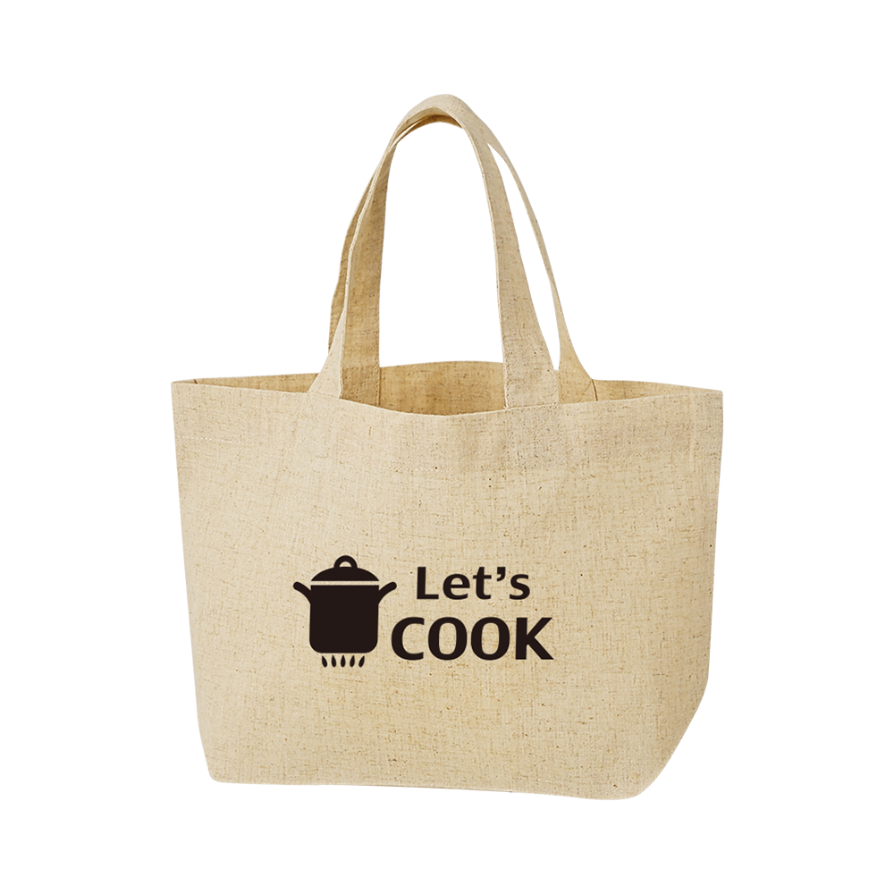 5オンス・コットンリネンランチトート(マチ付)