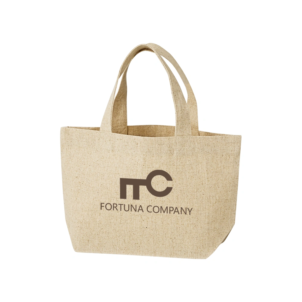 10オンス・コットンリネンランチトート(マチ付)