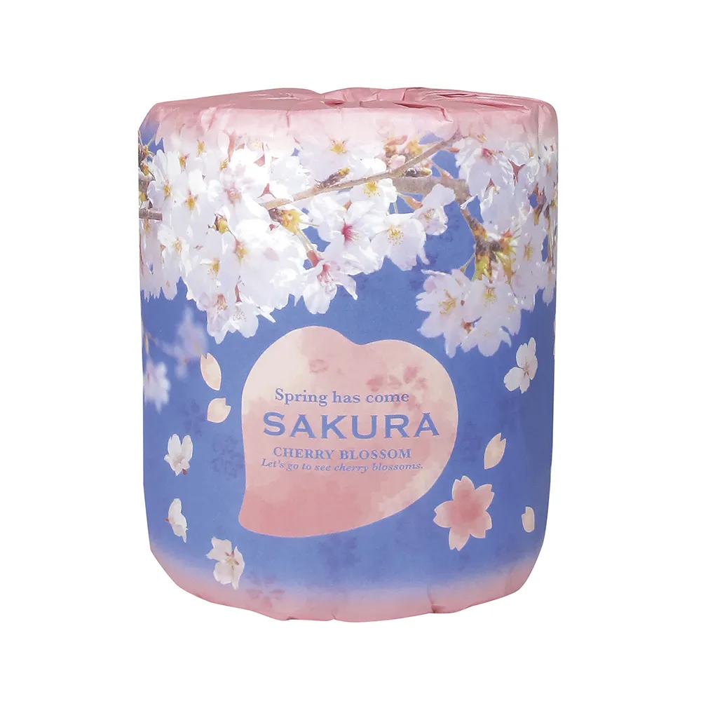 桜プリントトイレットロールダブル(30ｍ)