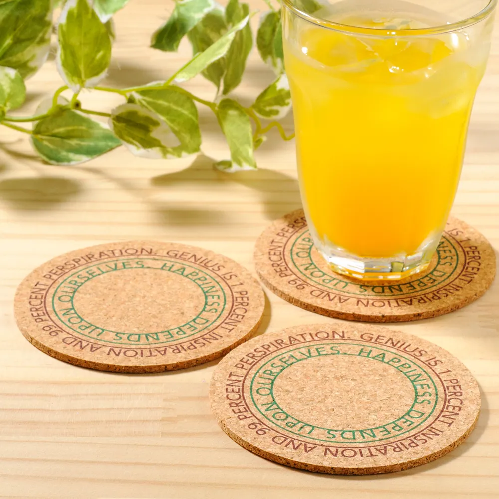 コルクコースター丸型(短納期)