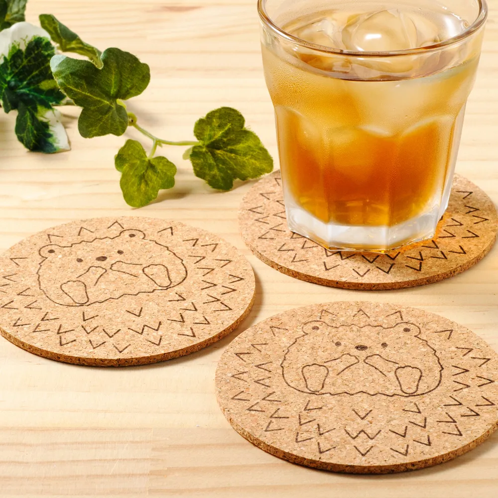 コルクコースター丸型(短納期)