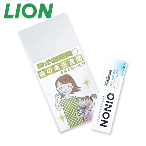 LION NONIO薬用ハミガキ クリアハーブミント(オリジナルチラシ)