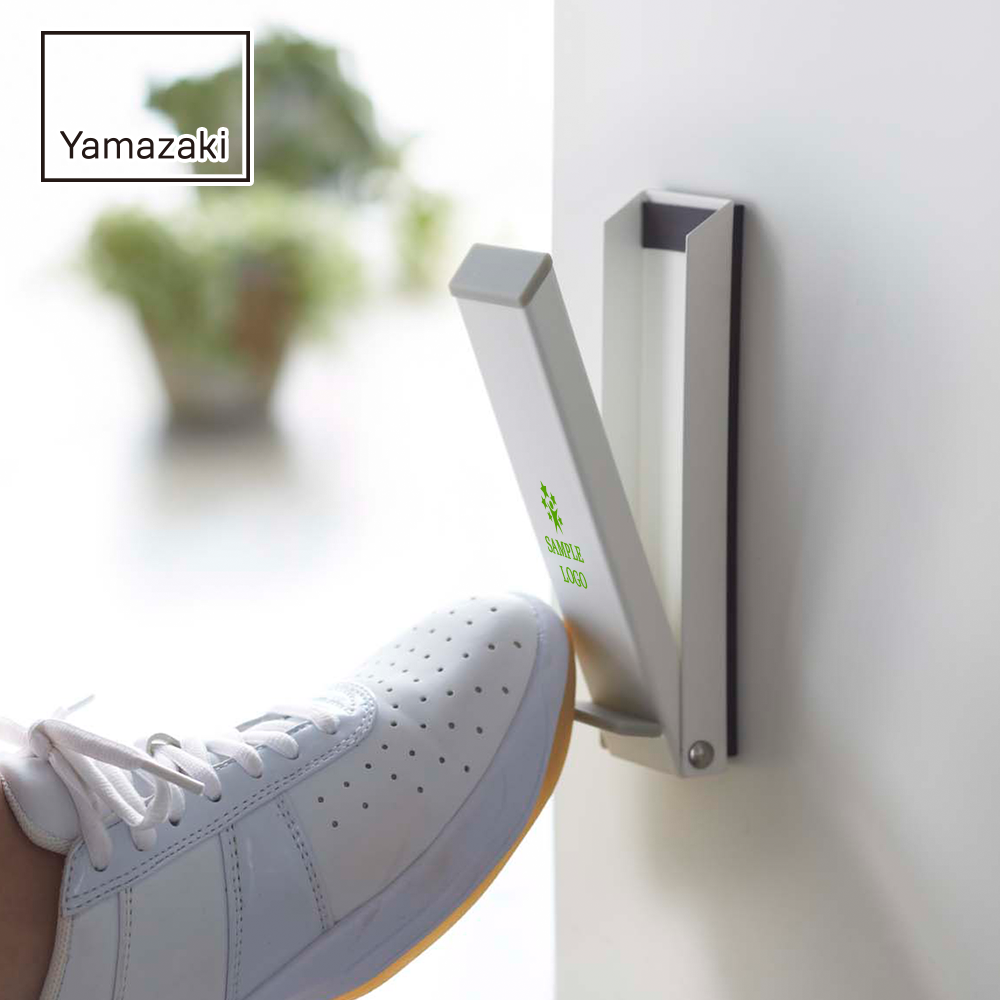 【山崎実業】マグネット折り畳みドアストッパー スマート