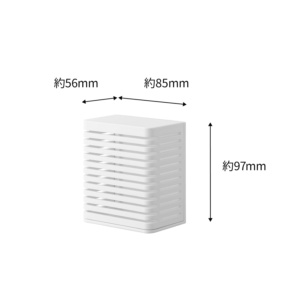 【山崎実業】マグネット防カビ＆消臭剤ケース タワー Ｓ