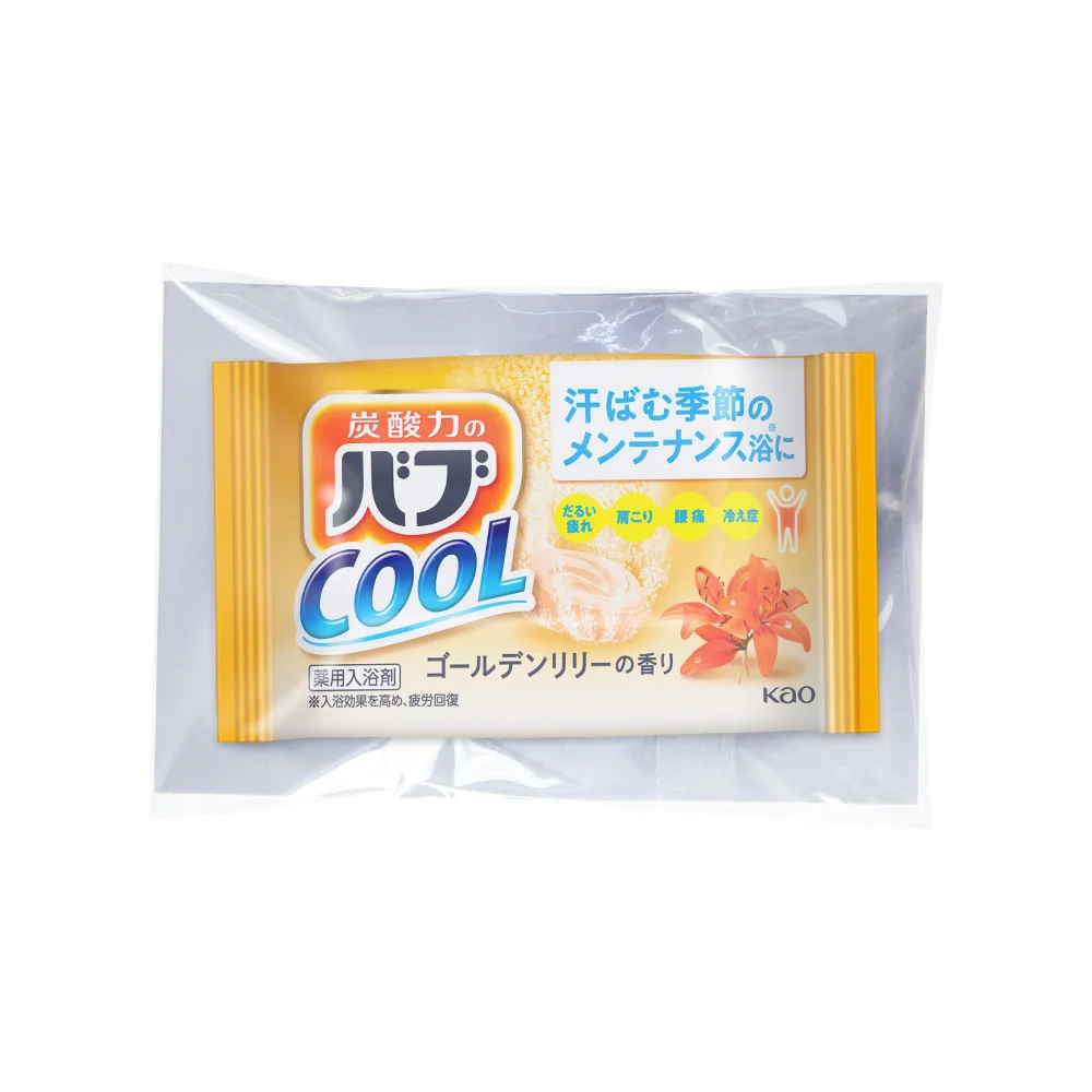 花王 バブCOOL フラワースプラッシュ入浴剤1個入り(オリジナルチラシ)