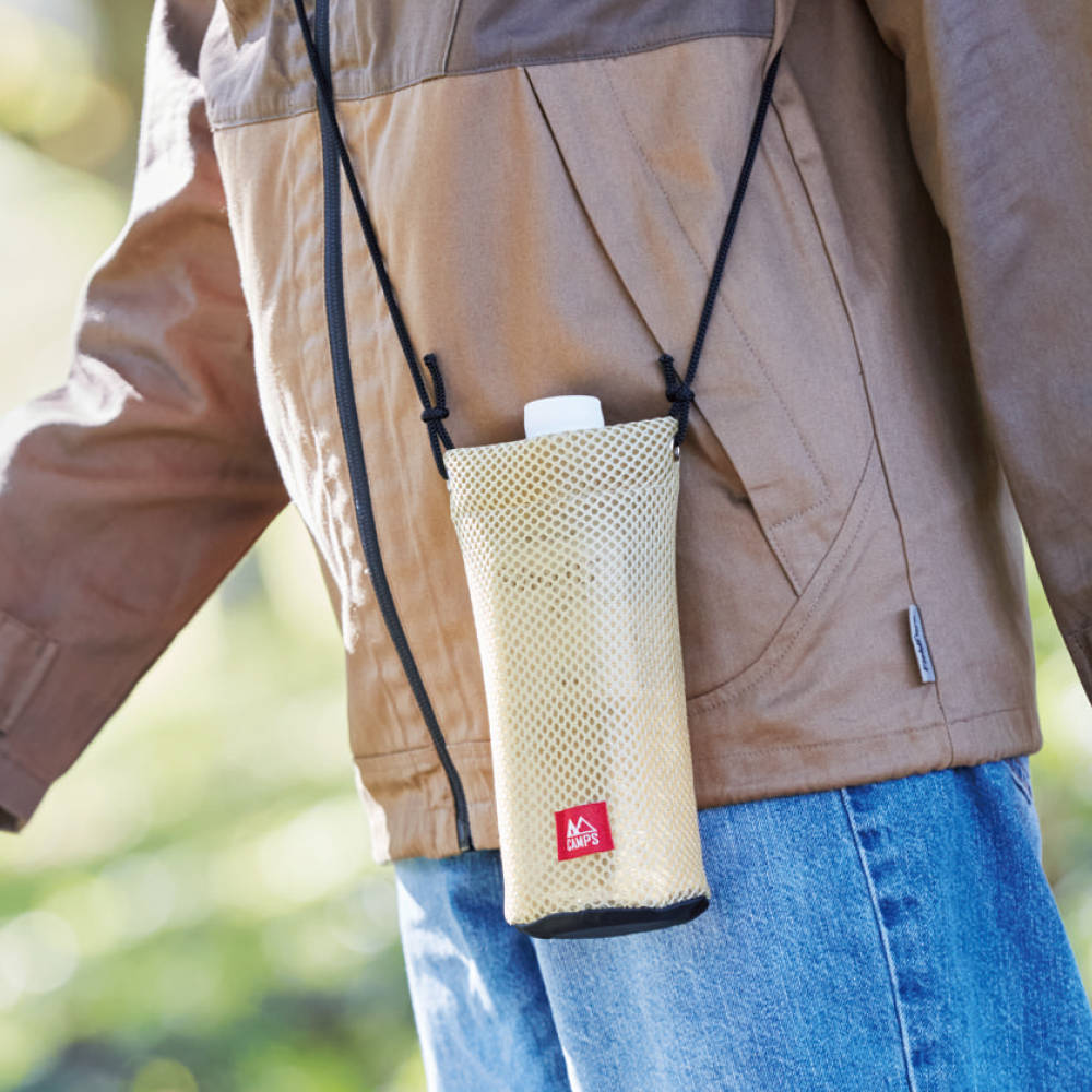 キャンプス　メッシュボトルホルダー