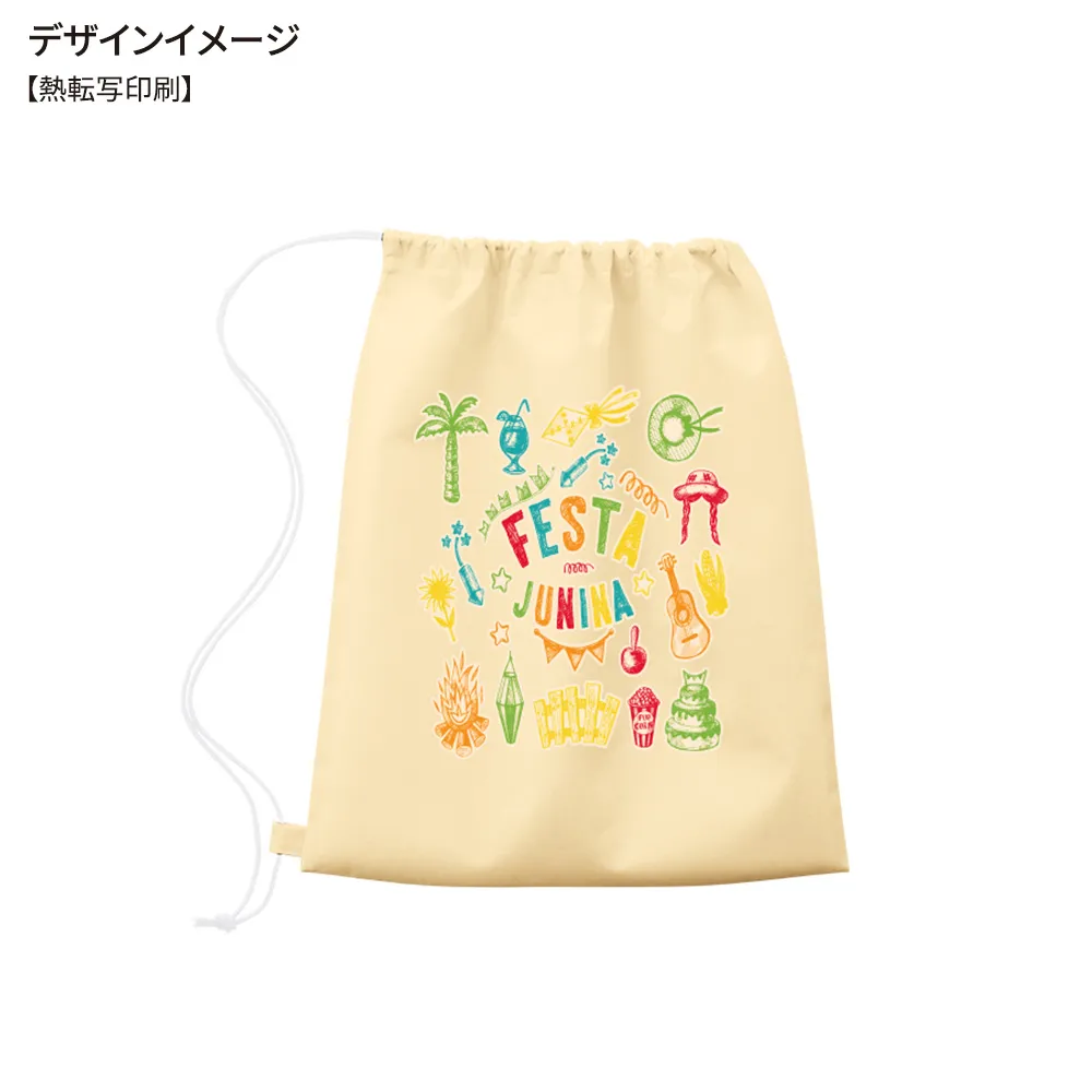 不織布巾着ショルダーバッグ