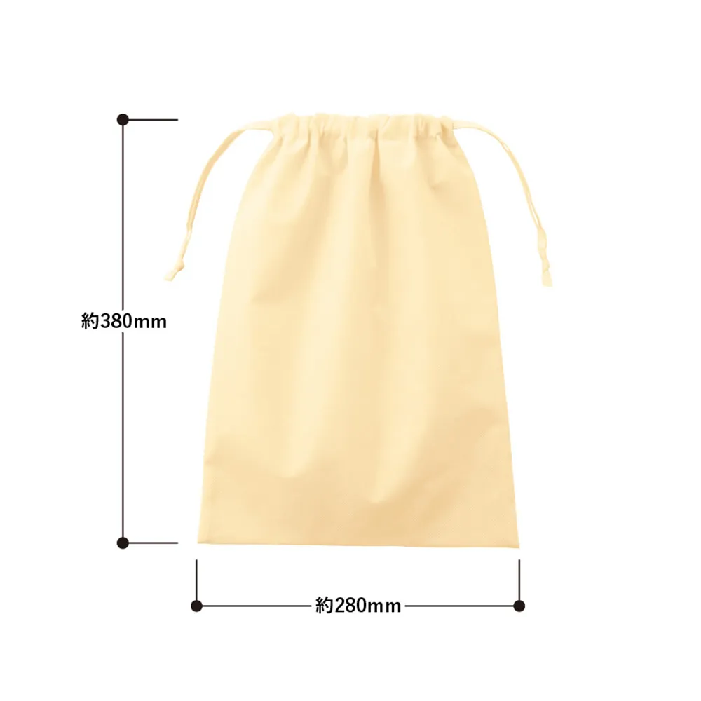 不織布巾着(L)