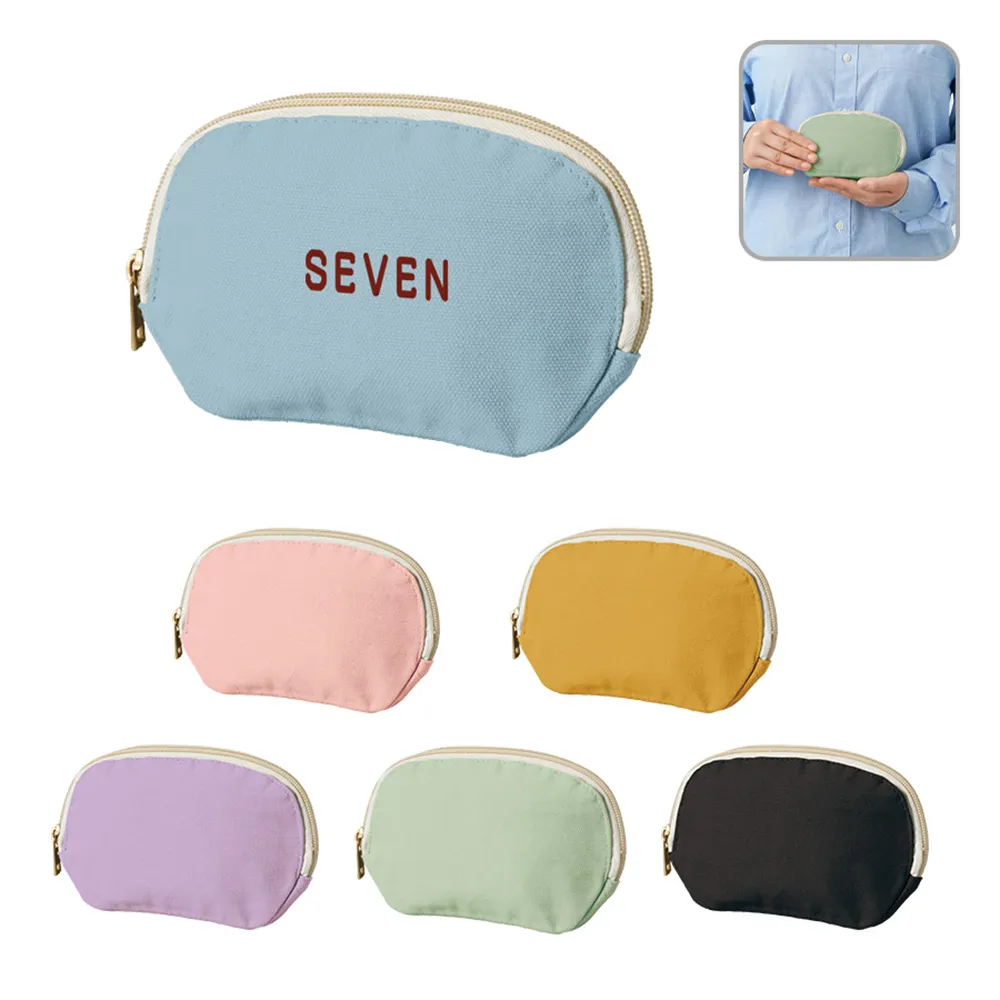 キャンバスラウンドティッシュポーチカラー