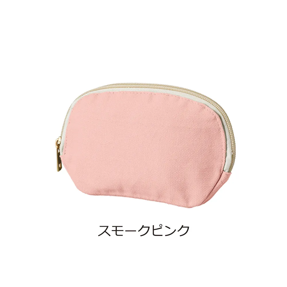 キャンバスラウンドティッシュポーチカラー