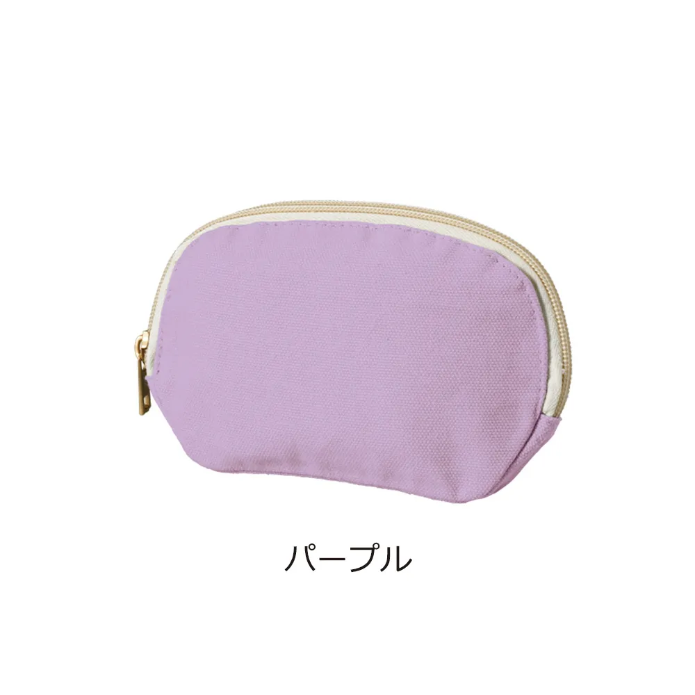 キャンバスラウンドティッシュポーチカラー