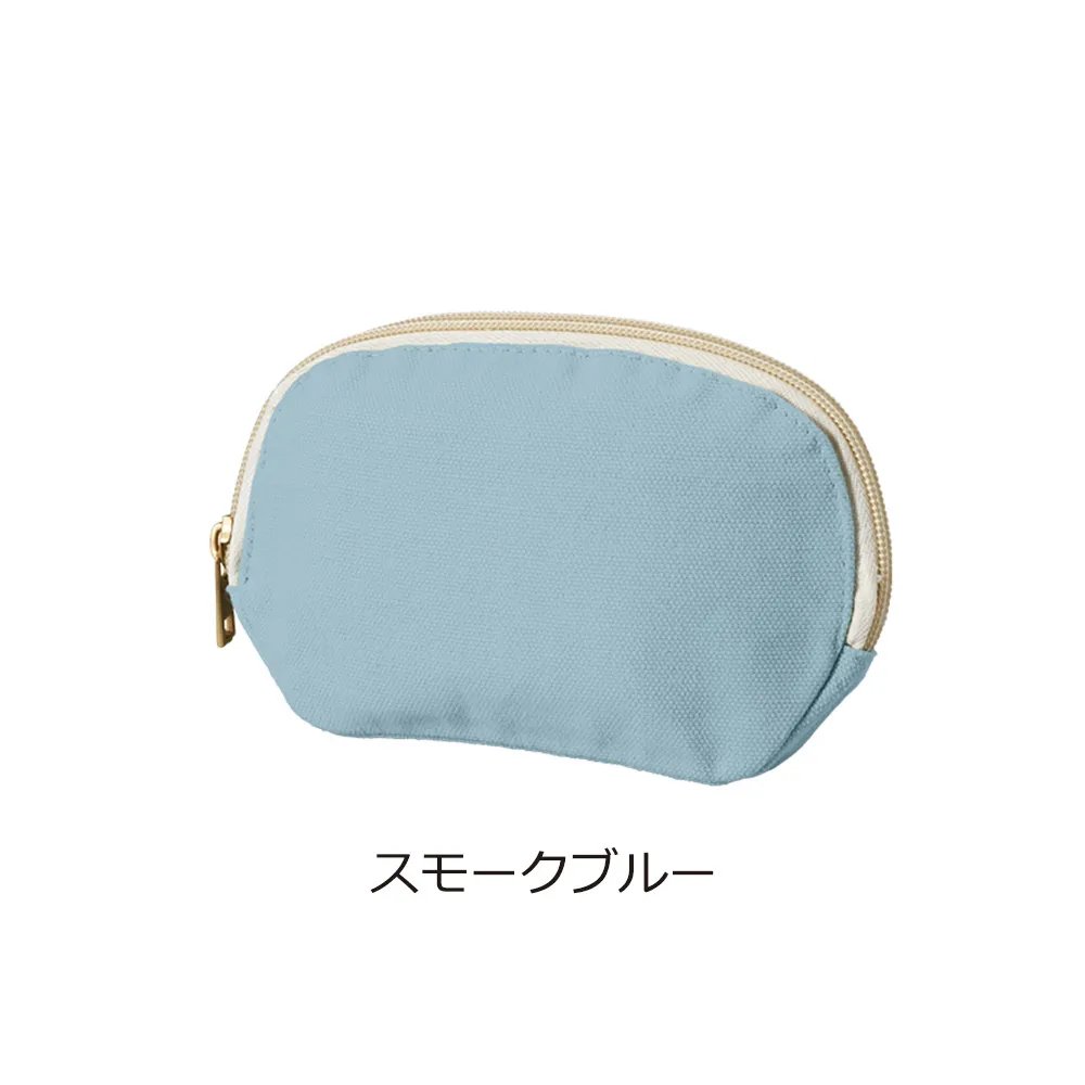キャンバスラウンドティッシュポーチカラー