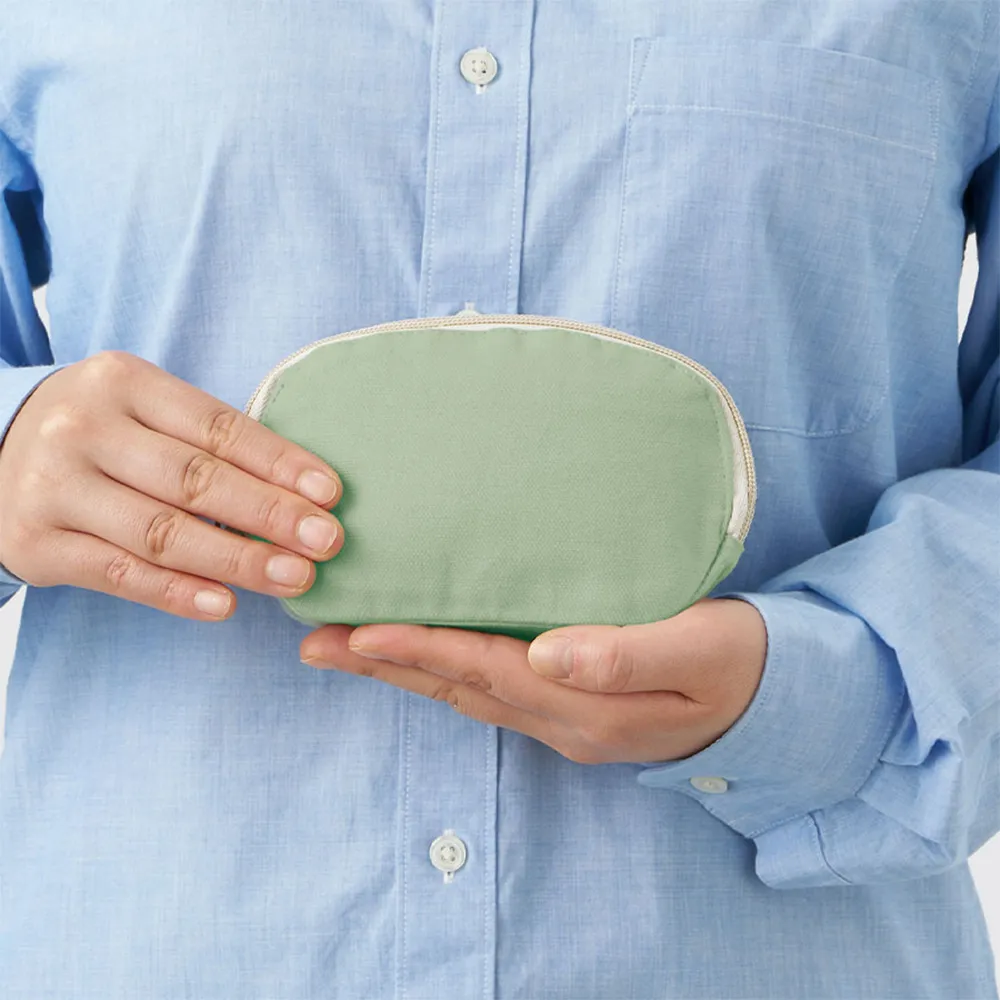 キャンバスラウンドティッシュポーチカラー