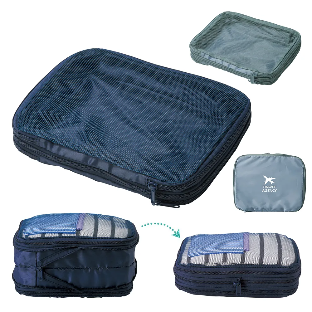 ツアライズ 両面開く！トラベル圧縮バッグ