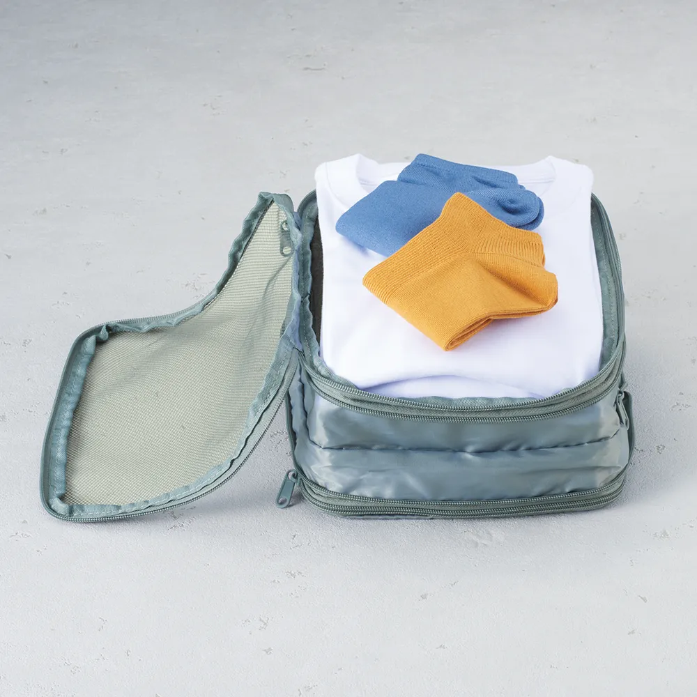 ツアライズ 両面開く！トラベル圧縮バッグ