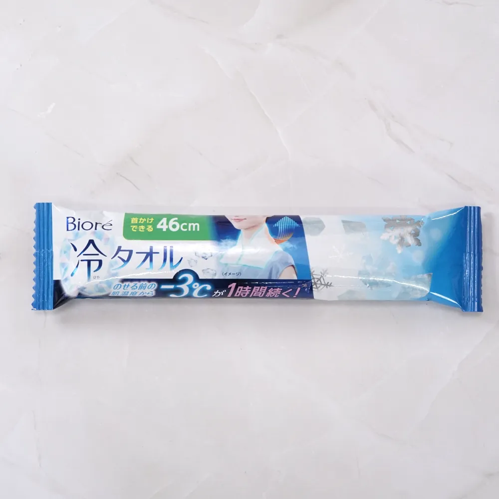 花王 Biore 冷タオル2個入り(オリジナルチラシ)