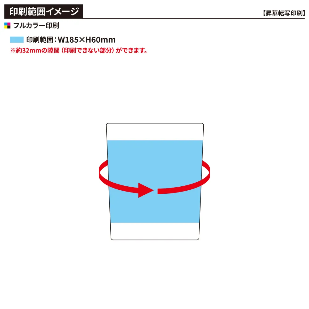 グラス200ml 昇華転写対応