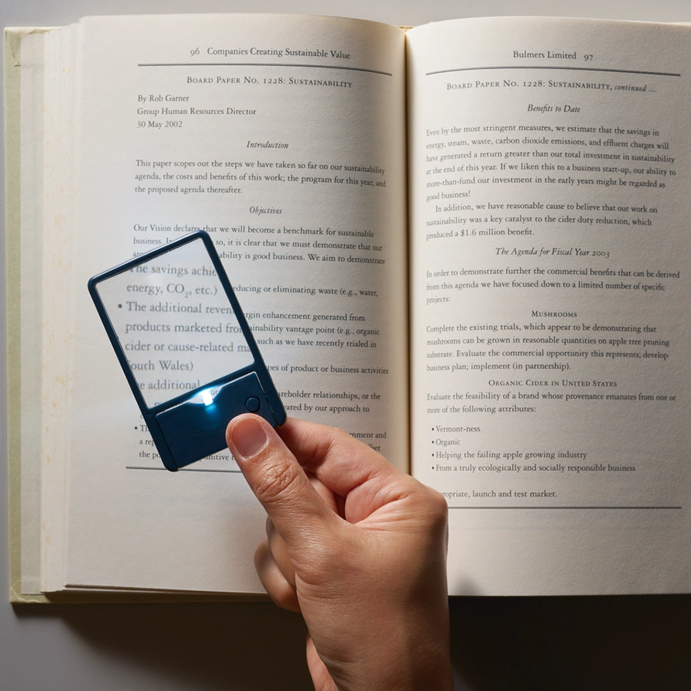 ライト付 スリムルーペ