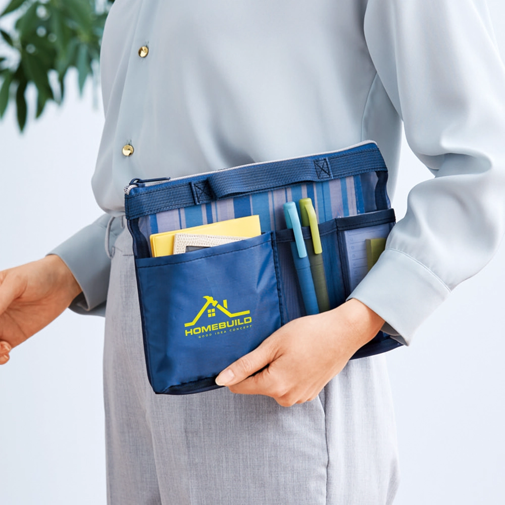 中身が見えるハードメッシュバッグ