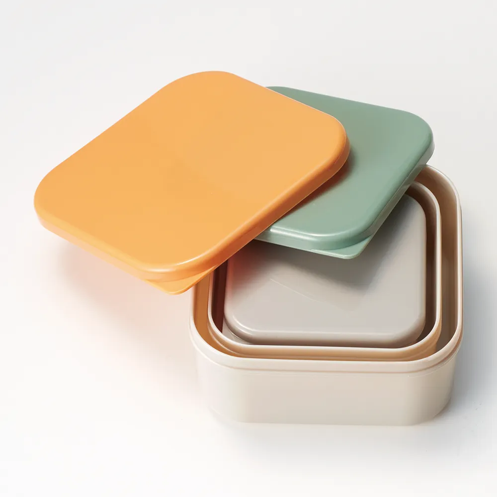 リル 再生プラスチック保存容器3個組