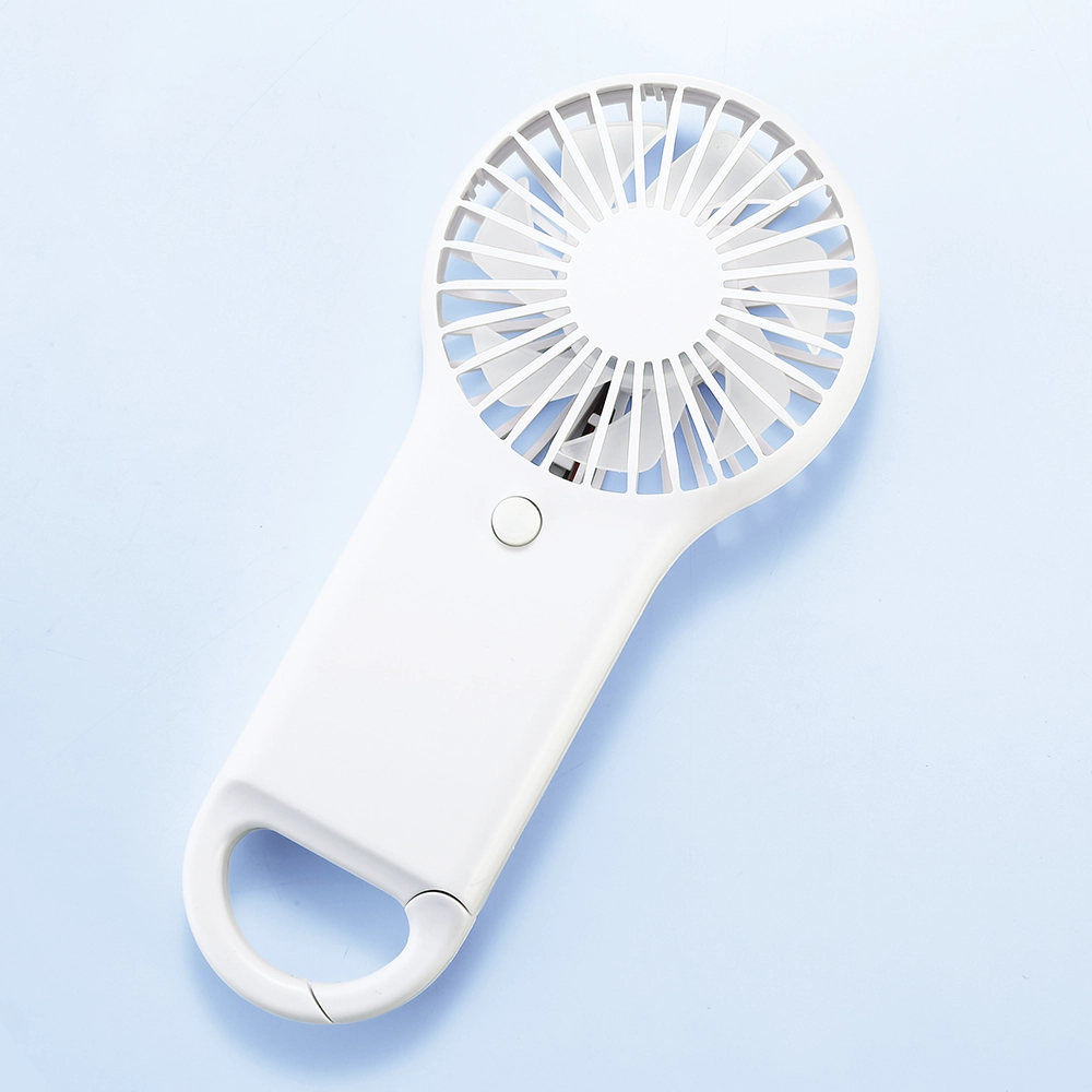 カラビナ付きフラットポータブルファン(既製品)