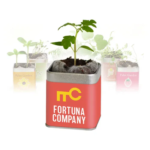 パームガーデン ミニ缶入り栽培キット(オリジナルシール)