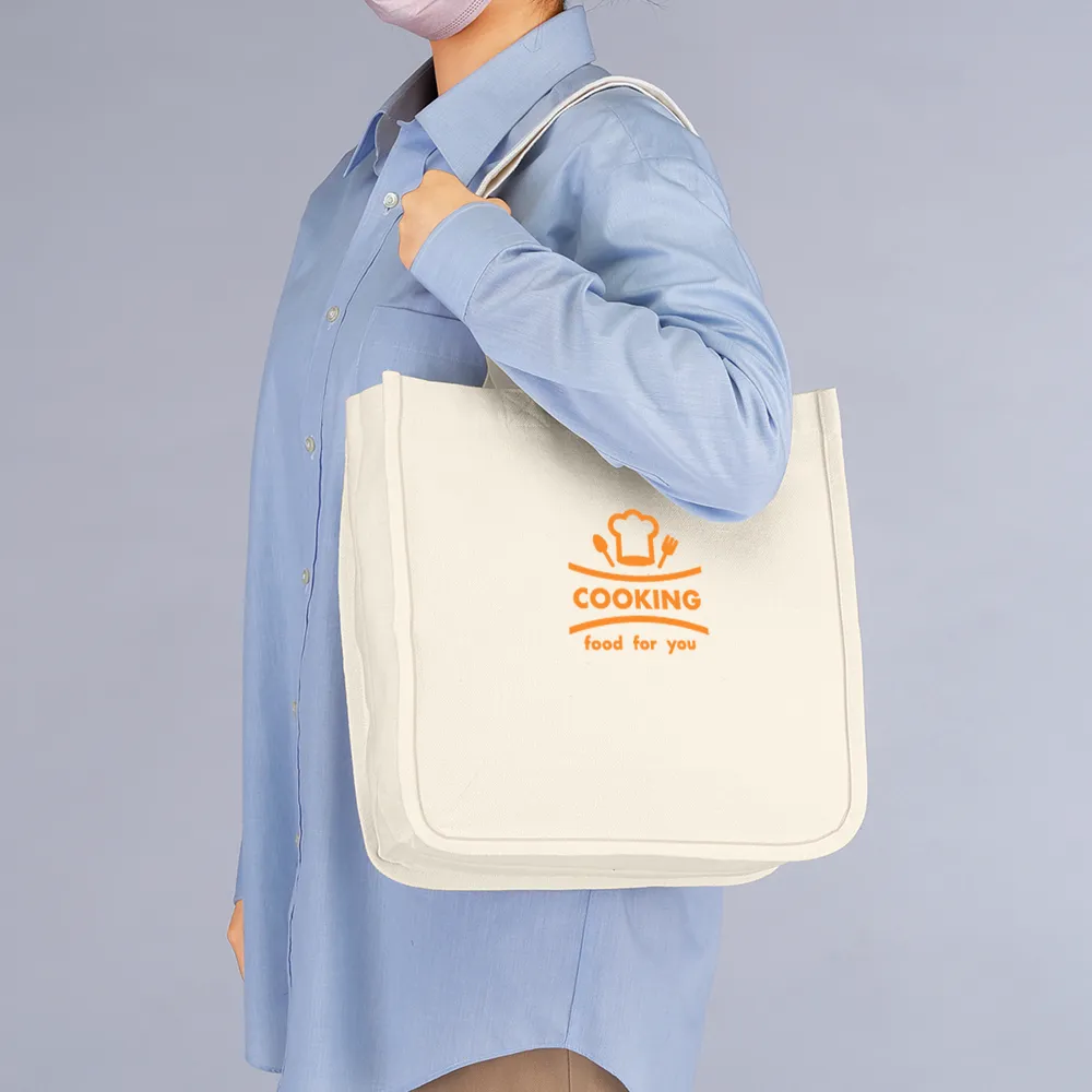 デュラウンド・リサイクルコットンパイピングトート(M)