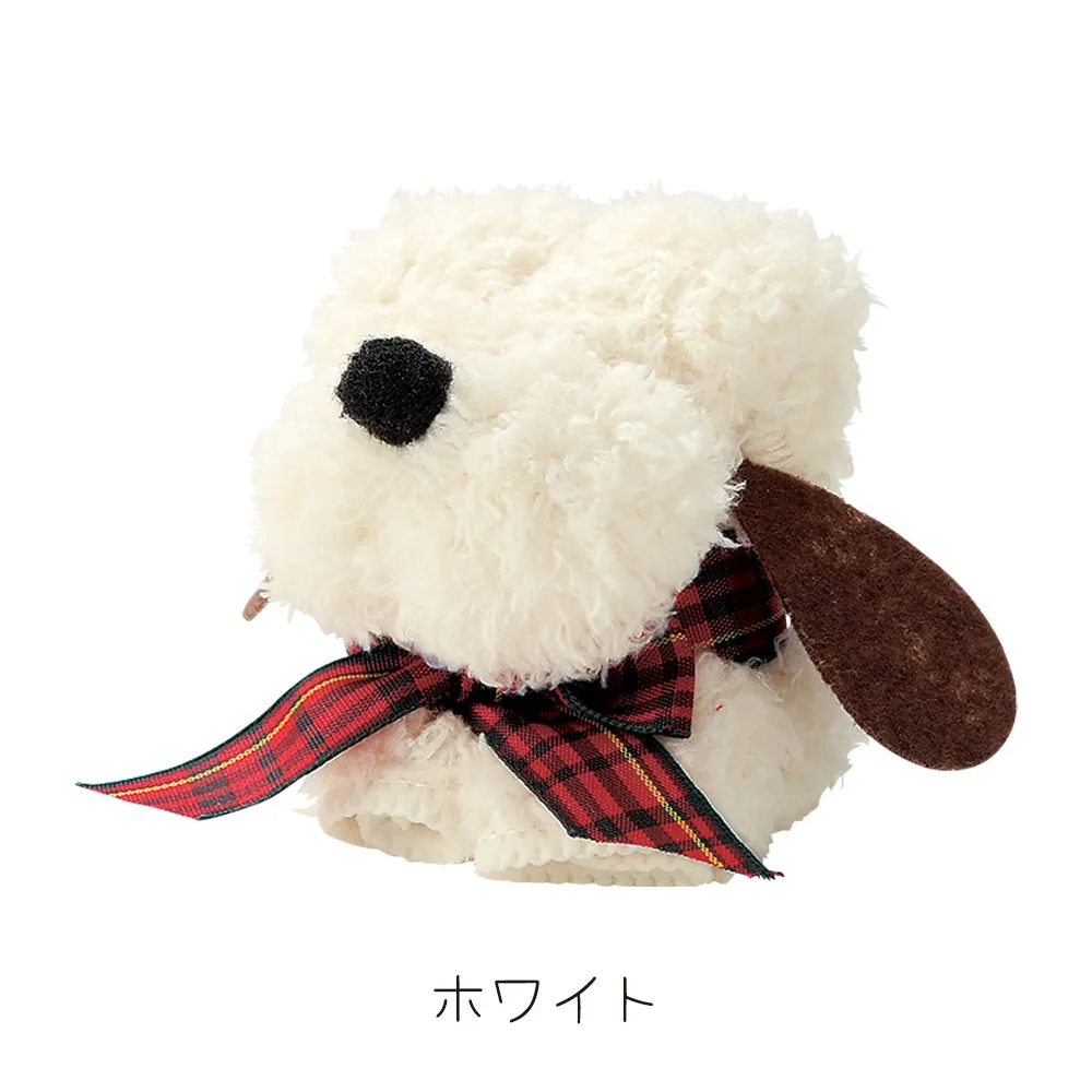 モコモコドッグ　ハンカチタオル