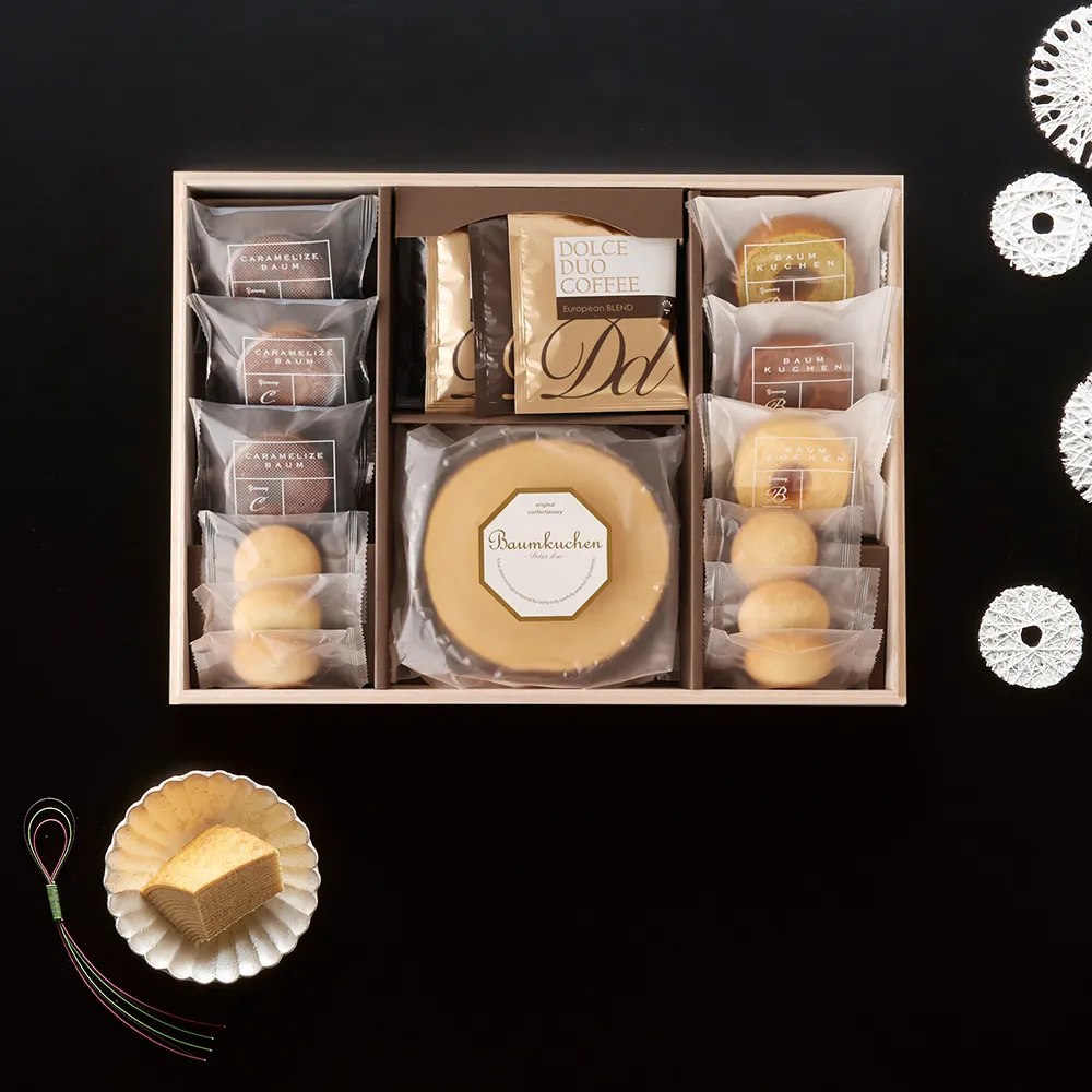 木箱入りバウムギフトセットC