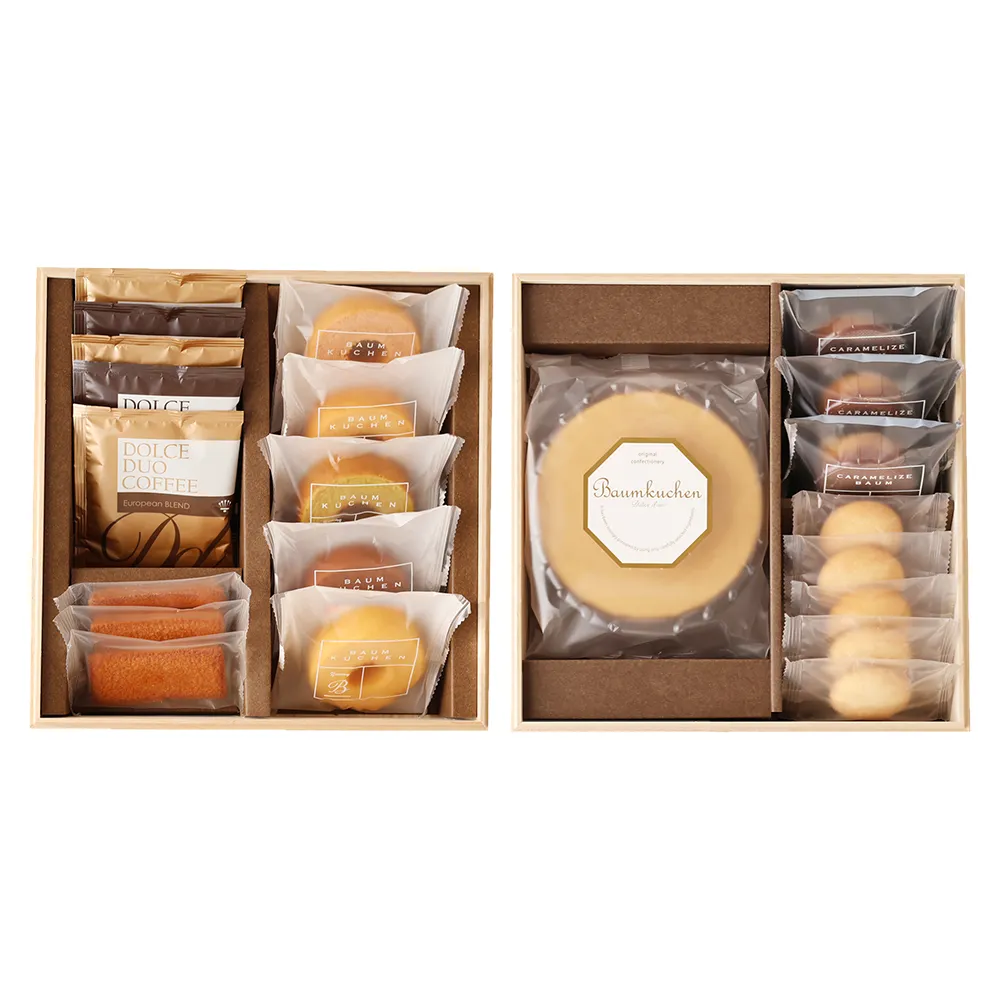 木箱入りバウムギフトセットD