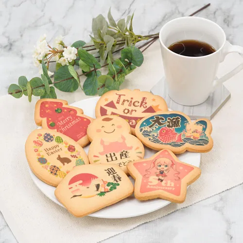 大きなプレーンプリントクッキーB