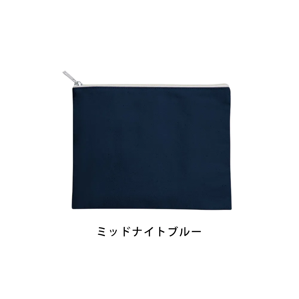 キャンバスフラットポーチ(M)
