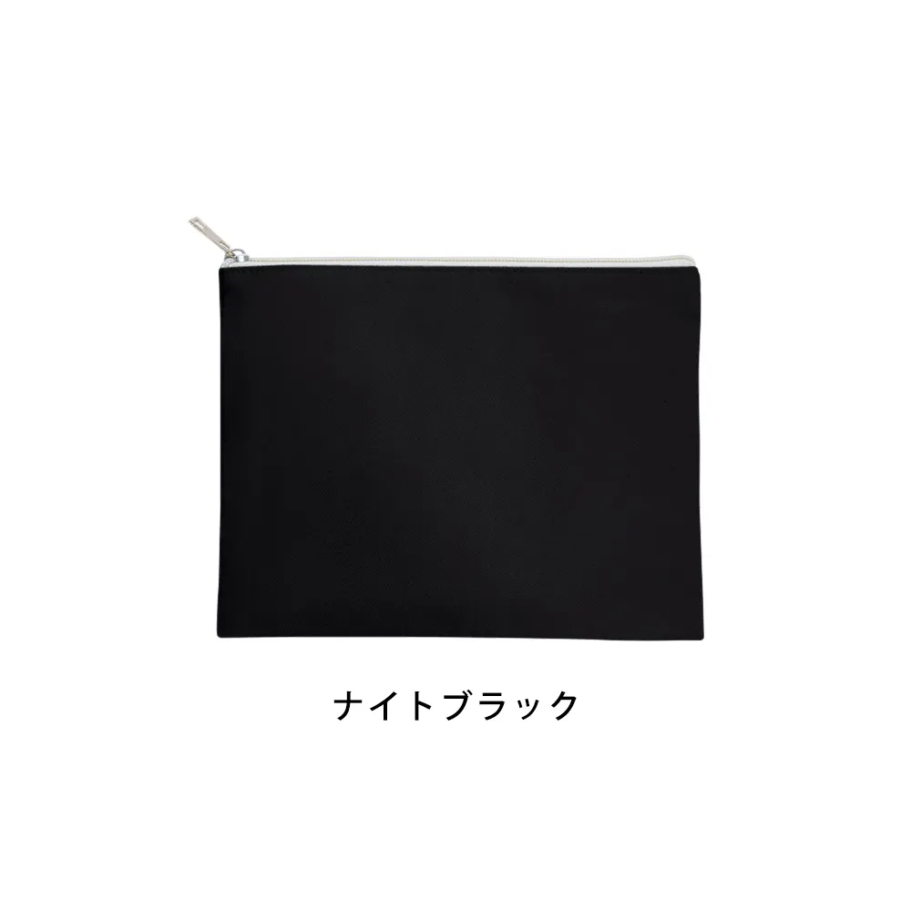 キャンバスフラットポーチ(M)
