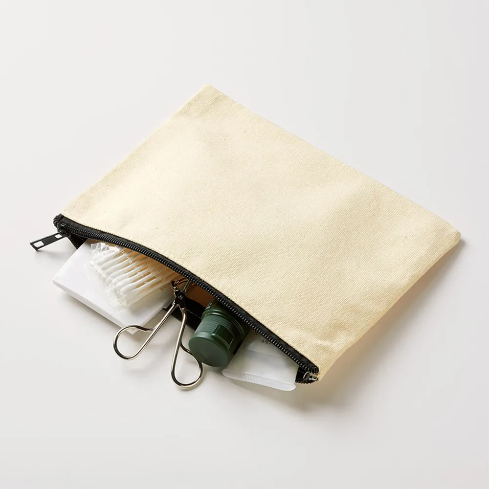 キャンバスフラットポーチ(M)