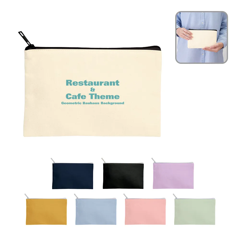 キャンバスフラットポーチ(S)